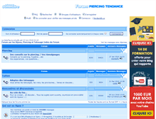 Tablet Screenshot of forum.piercing-tendance.com